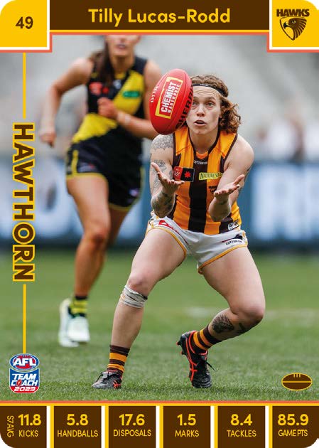 2023 Teamcoach AFLW Common Cards - Cards 1 to 90 - Pick Your Card