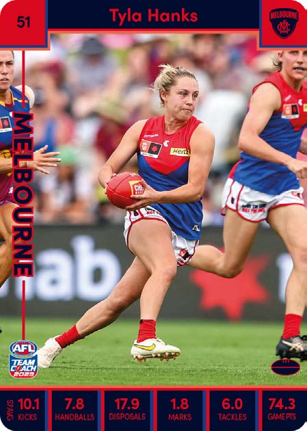 2023 Teamcoach AFLW Common Cards - Cards 1 to 90 - Pick Your Card