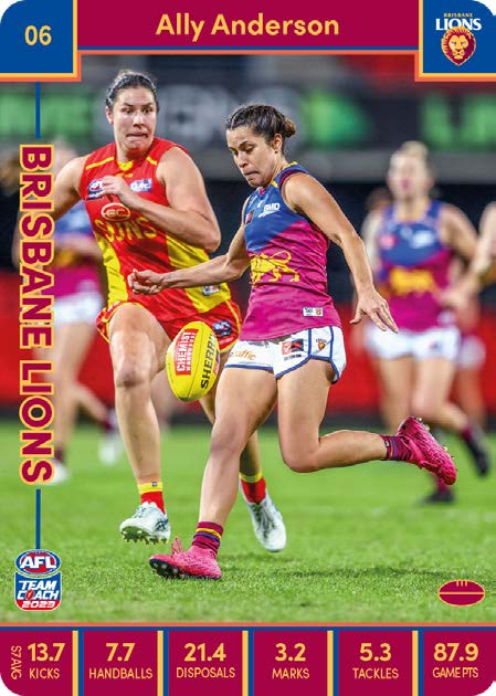 2023 Teamcoach AFLW Common Cards - Cards 1 to 90 - Pick Your Card