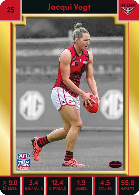 2023 Teamcoach AFLW GOLD Parallel Cards - Cards 1 to 90 - Pick Your Card
