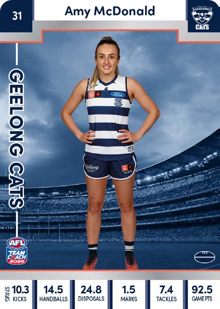 2023 Teamcoach AFLW Silver Parallel Cards - Cards 1 to 90 - Pick Your Card