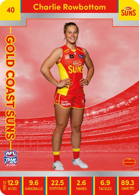 2023 Teamcoach AFLW Silver Parallel Cards - Cards 1 to 90 - Pick Your Card