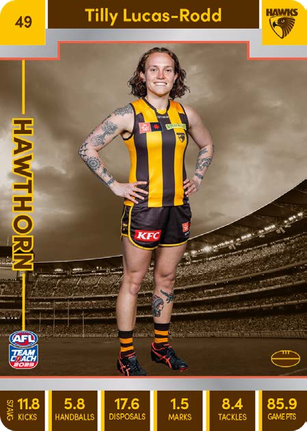 2023 Teamcoach AFLW Silver Parallel Cards - Cards 1 to 90 - Pick Your Card