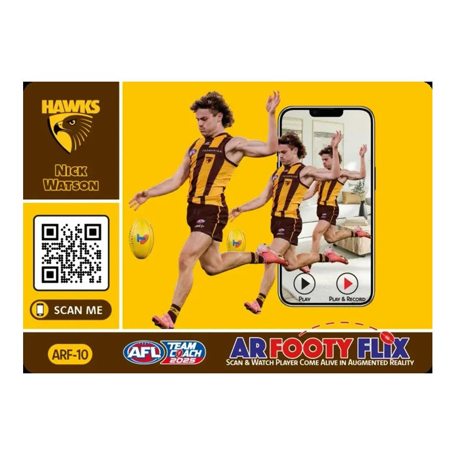 2025 Teamcoach AFL, AR Footy Flix Cards - Cards ARF-01 to ARF-18 - Pick Your Card