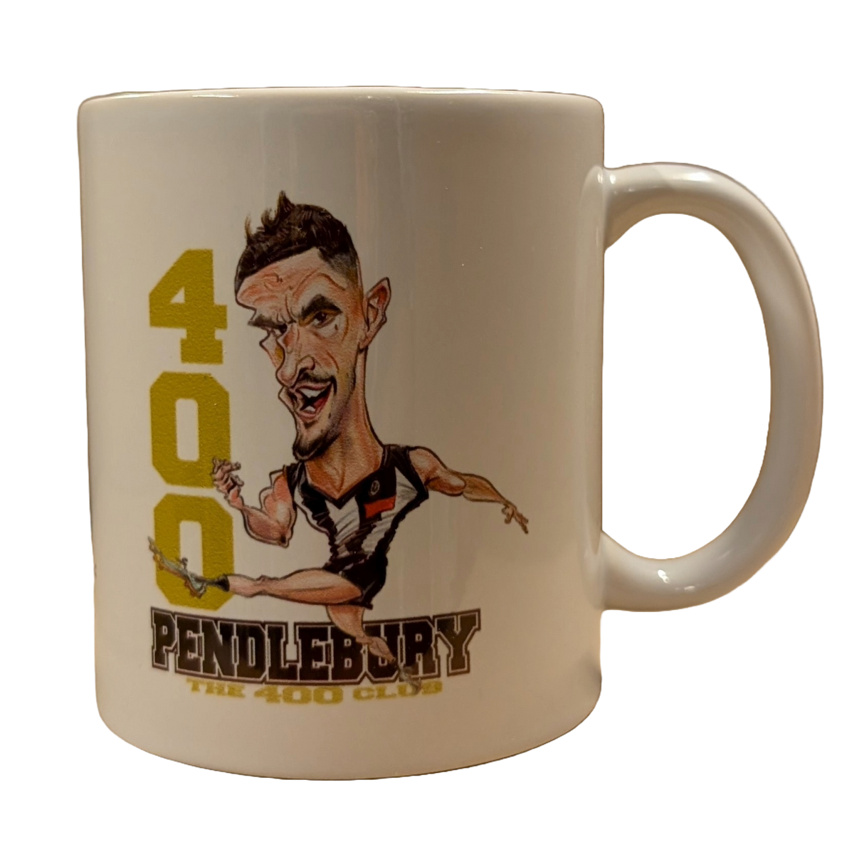 Scott Pendlebury 400 Games, Harv Time Mug