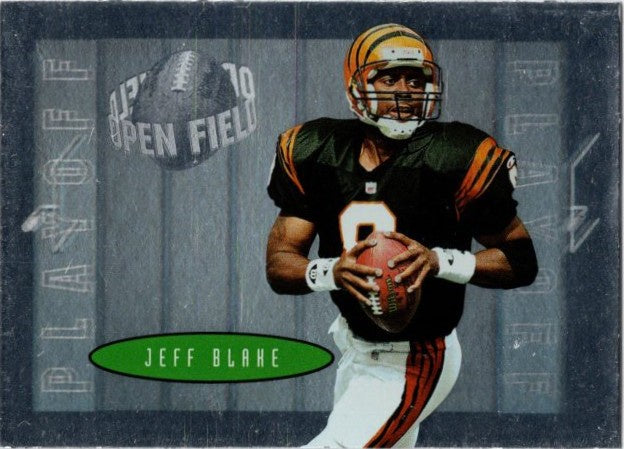 Jeff Blake, #95, Open Field, 1996 Playoff Contenders Football NFL