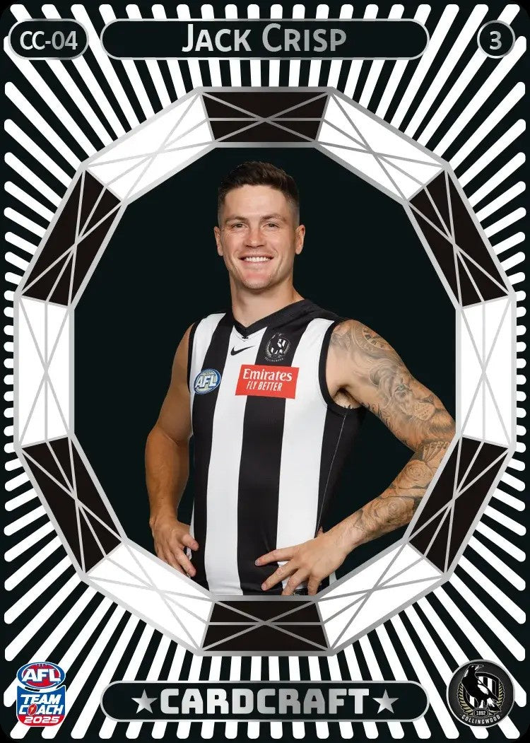 Jack Crisp, CC-04-3, Card Craft, 2025 Teamcoach AFL