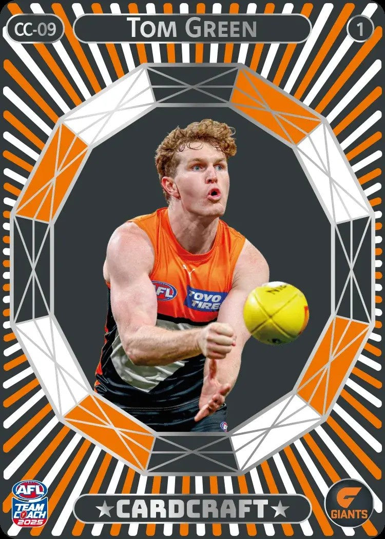 Tom Green, CC-09-1, Card Craft, 2025 Teamcoach AFL