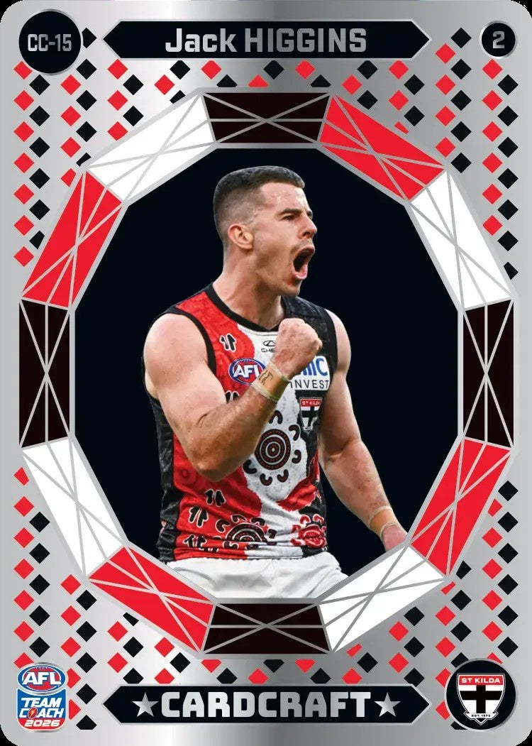 Jack Higgins, CC-15-2, Card Craft, 2026 Teamcoach AFL
