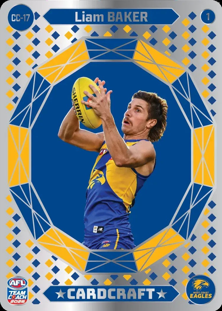 Liam Baker, CC-17-1, Card Craft, 2026 Teamcoach AFL