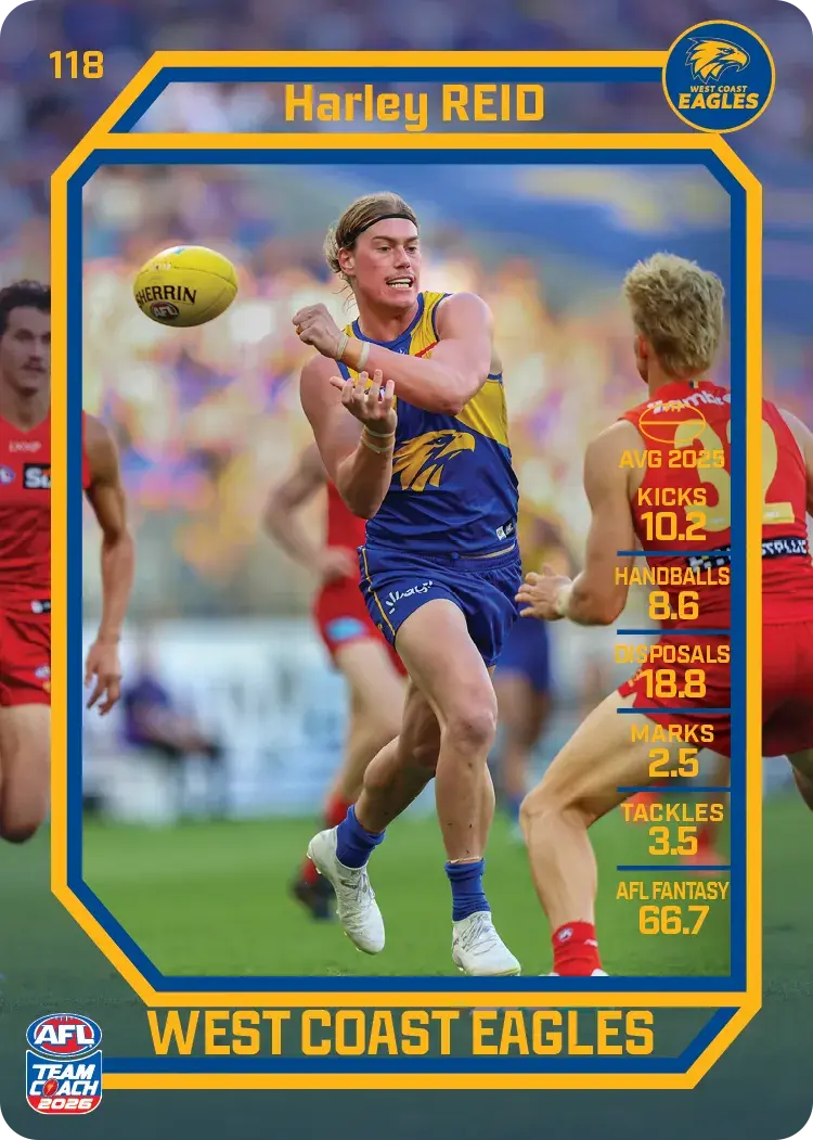 2026 Teamcoach AFL Common Cards - Cards 101 to 198 - Pick Your Card