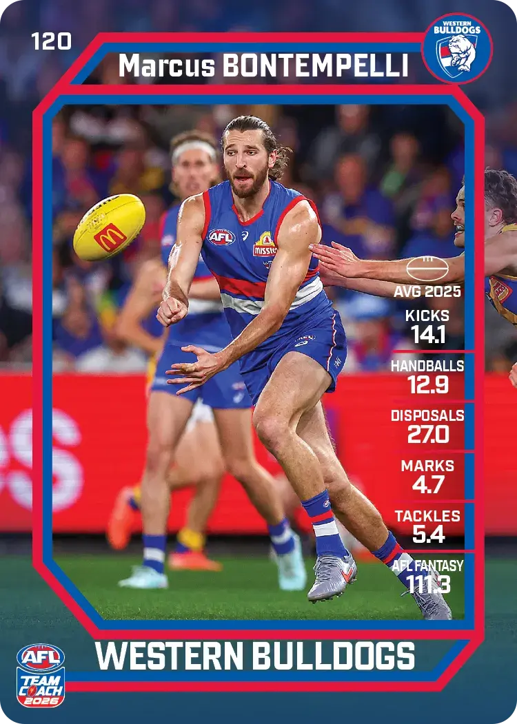 2026 Teamcoach AFL Common Cards - Cards 101 to 198 - Pick Your Card