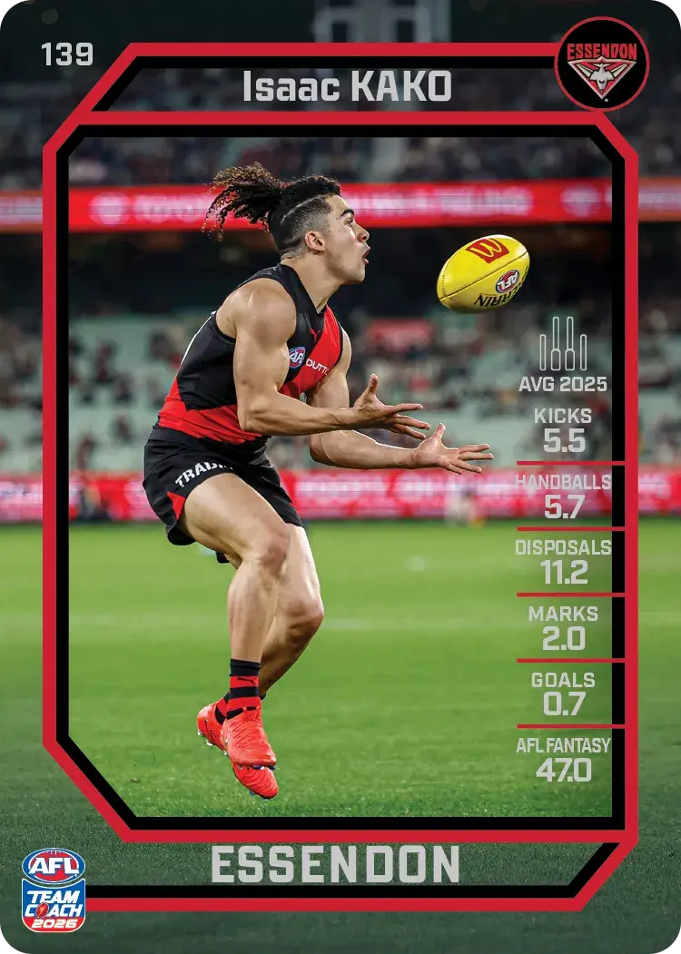 2026 Teamcoach AFL Common Cards - Cards 101 to 198 - Pick Your Card