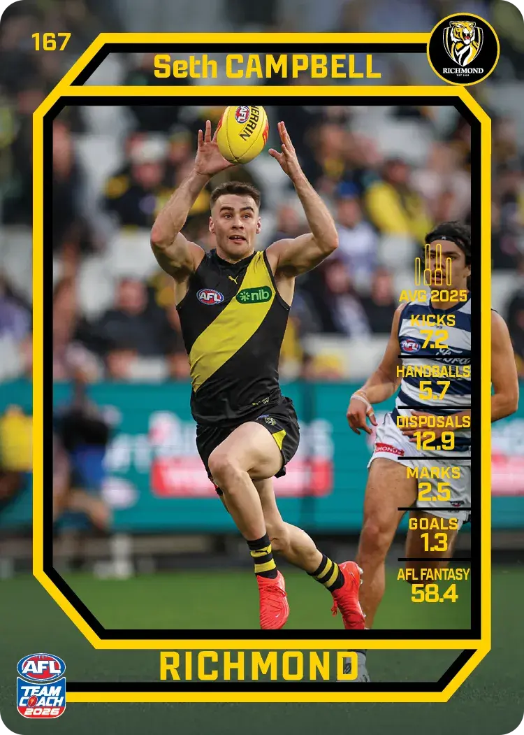 2026 Teamcoach AFL Common Cards - Cards 101 to 198 - Pick Your Card