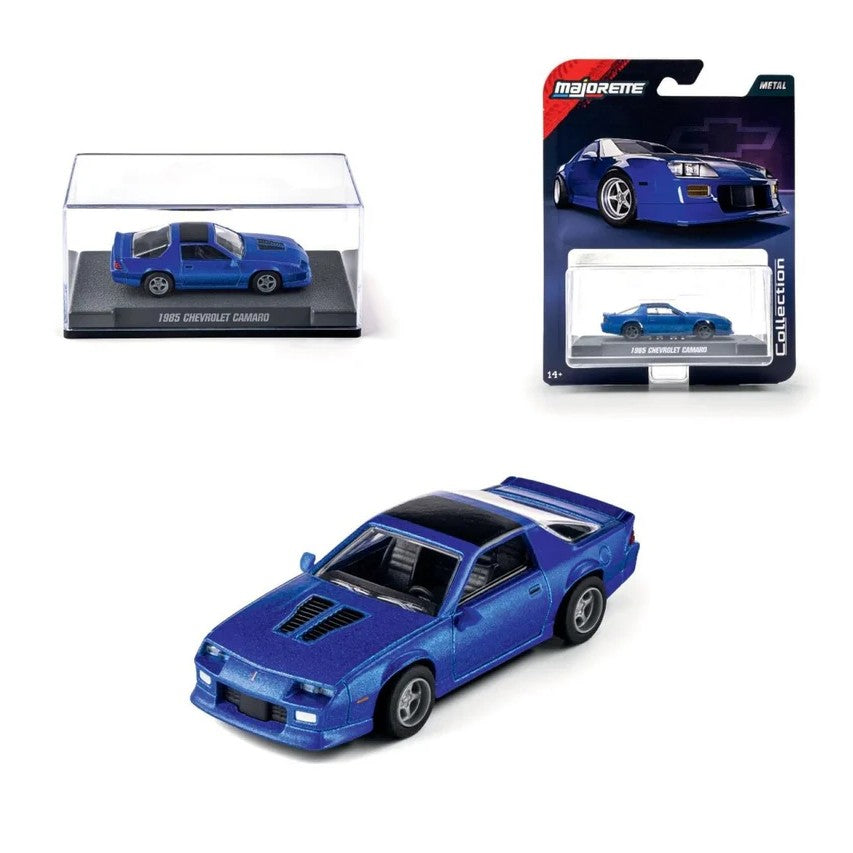 1985 Chevrolet Camaro - Dark Blue - Majorette: Collection Deluxe, 1:64 Scale Diecast Car