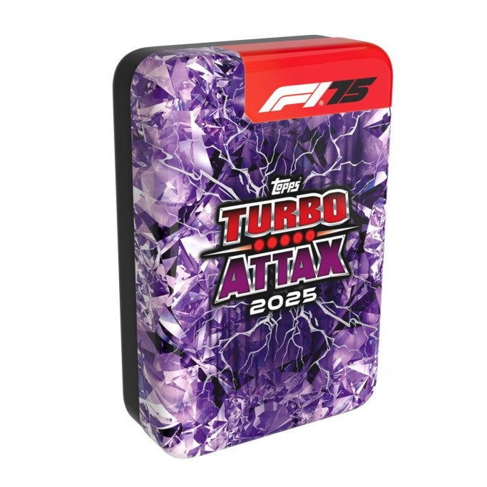 2025 Topps TURBO ATTAX Formula 1 Trading Cards Mega Tin Assortment