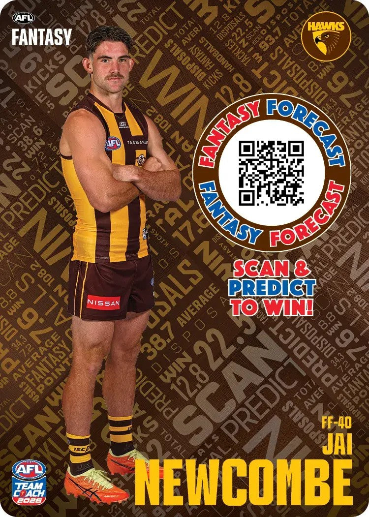 2026 Teamcoach AFL Fantasy Forecast - Cards 1 to 72 - Pick Your Card