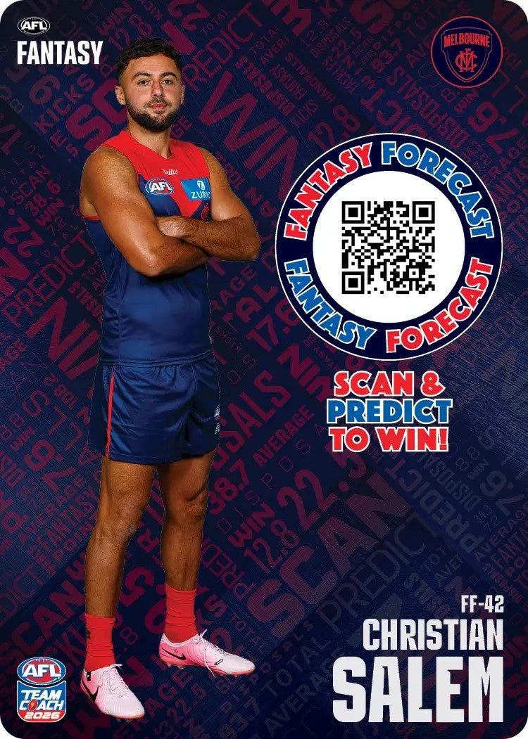 2026 Teamcoach AFL Fantasy Forecast - Cards 1 to 72 - Pick Your Card