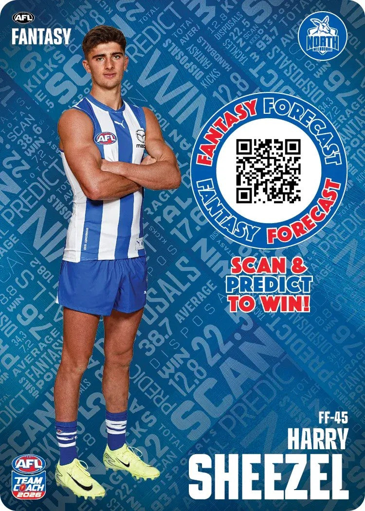 2026 Teamcoach AFL Fantasy Forecast - Cards 1 to 72 - Pick Your Card