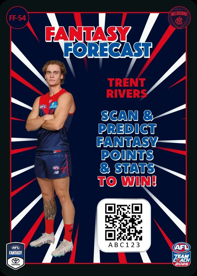2025 Teamcoach AFL Fantasy Forecast - Cards 1 to 90 - Pick Your Card
