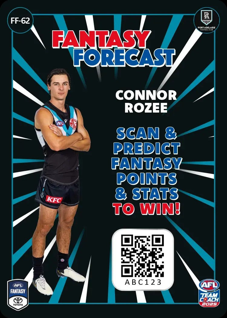 2025 Teamcoach AFL Fantasy Forecast - Cards 1 to 90 - Pick Your Card