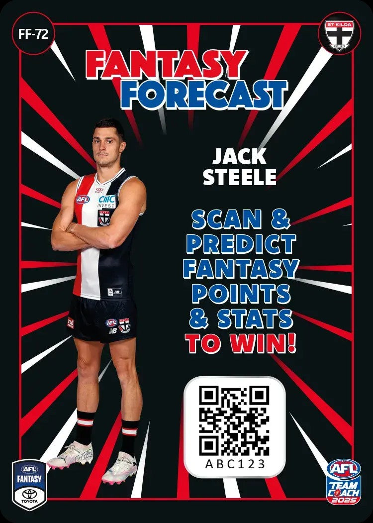 2025 Teamcoach AFL Fantasy Forecast - Cards 1 to 90 - Pick Your Card