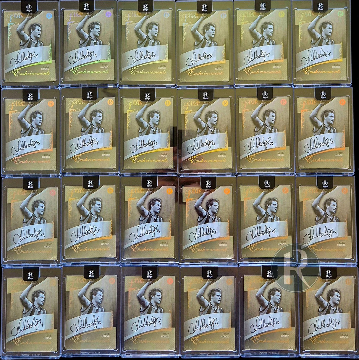 Luke Hodge, Enshrinements Signature Card, 2025 Regal Greats of the Game
