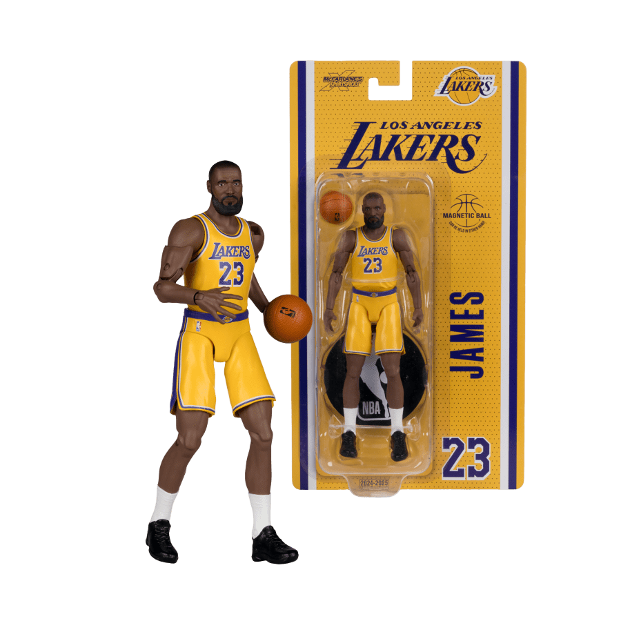 Lebron James (Los Angeles Lakers) 6″ Articulated Basketball NBA Figure