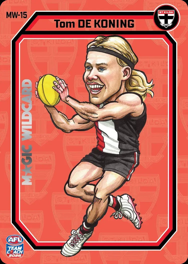 Tom De Koning, Magic Wildcard, 2026 Teamcoach AFL