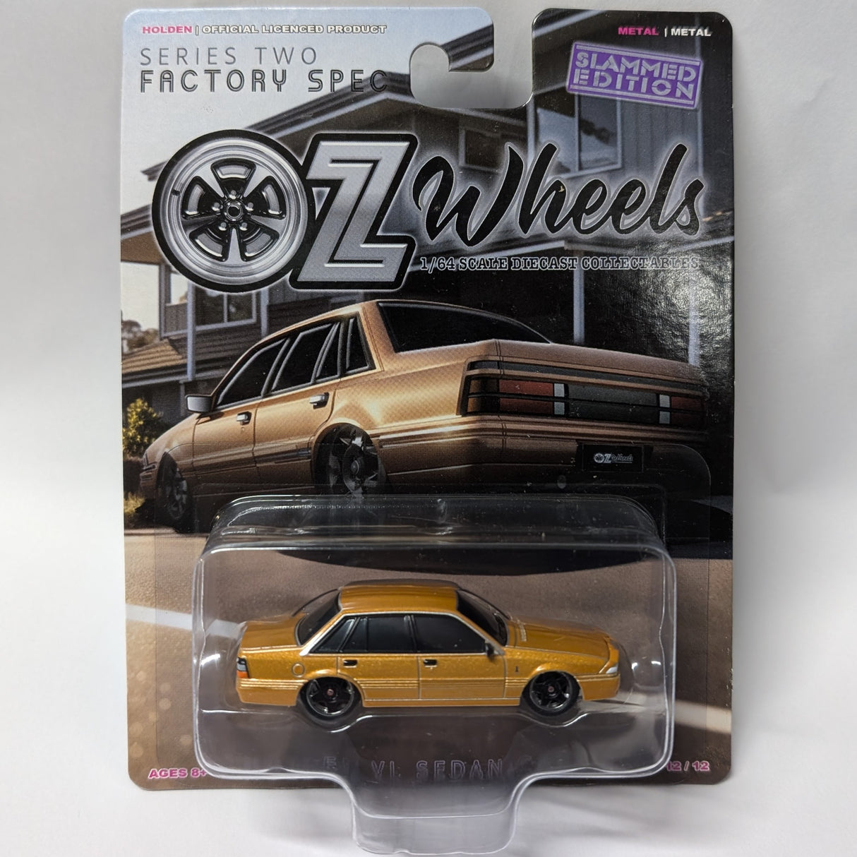 Holden VL Calais, #12/12, Factory Spec, Oz Wheels Series 2, 1:64 Scale Diecast Car