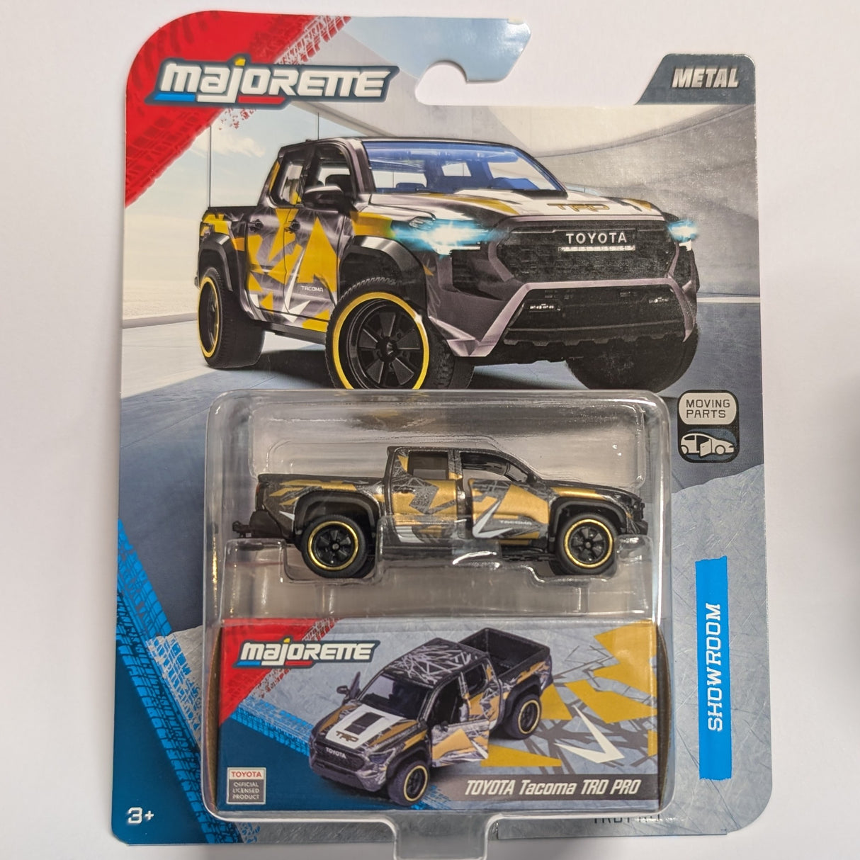 Toyota Tacoma TRD Pro - Grey - Majorette: Showroom Deluxe, 1:64 Scale Diecast Car