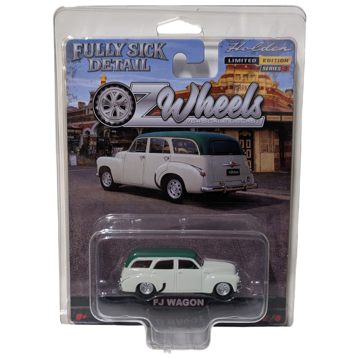 Oz Wheels, Holden FJ Wagon, Fully Sick Detail FSD's Series 3 - 1:64 Scale Diecast Car