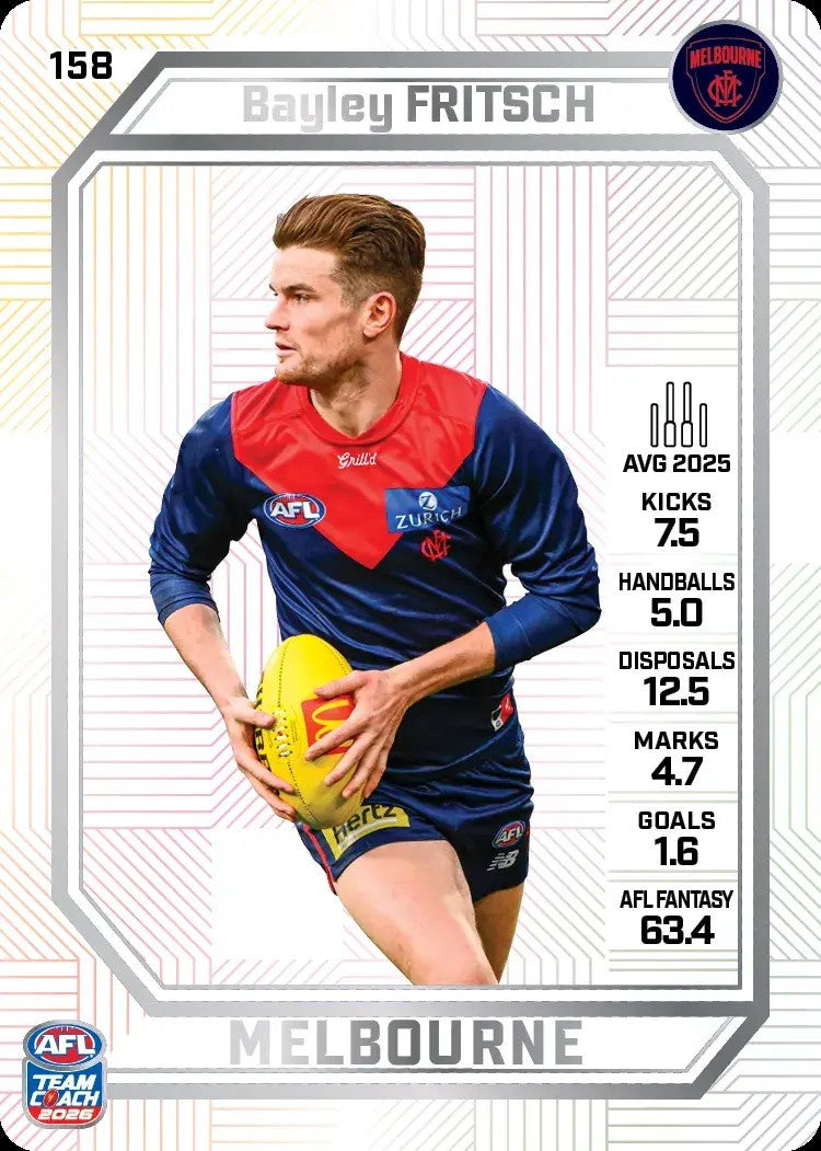 Bayley Fritsch, PEARL Parallel, 2026 Teamcoach AFL