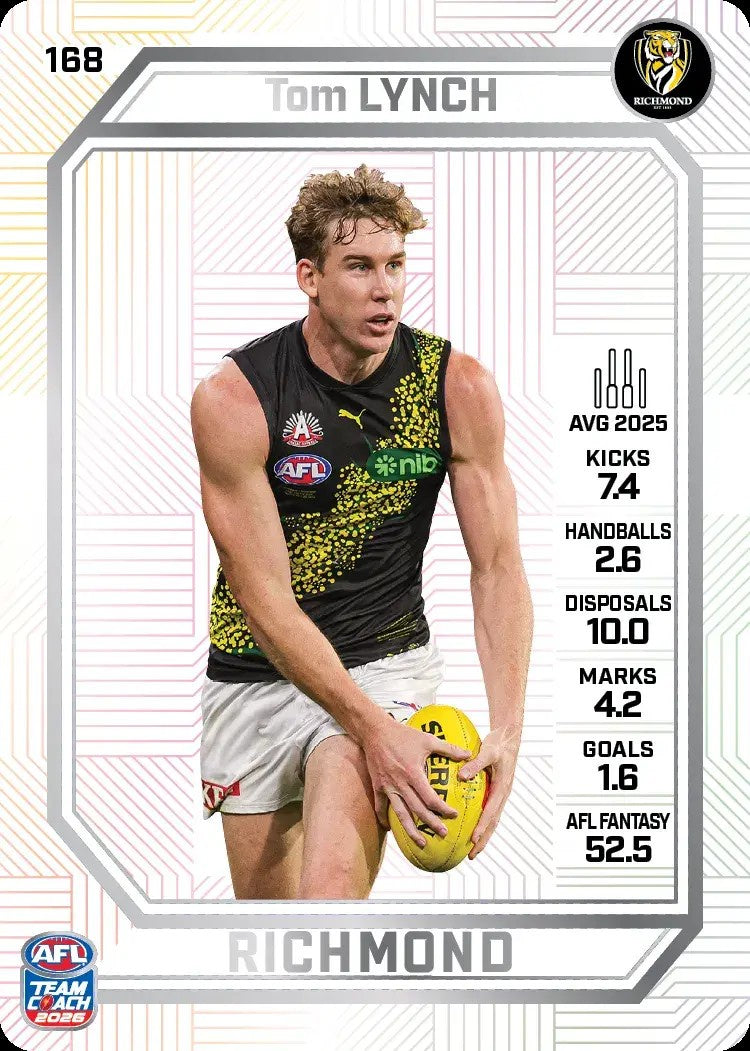 Tom Lynch, PEARL Parallel, 2026 Teamcoach AFL