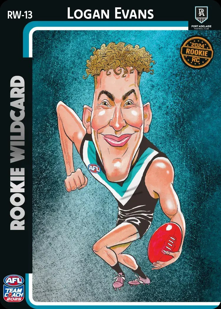 Logan Evans, TEAM Rookie Wildcard, 2025 Teamcoach AFL