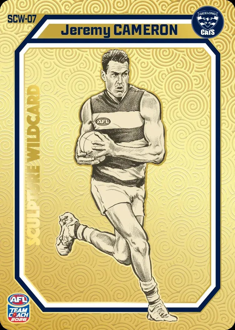 Jeremy Cameron, GOLD Sculpture Wildcard, 2026 Teamcoach AFL