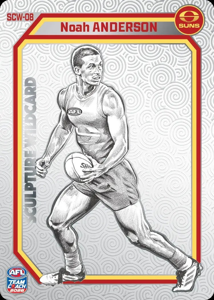 Noah Anderson, Sculpture Wildcard, 2026 Teamcoach AFL