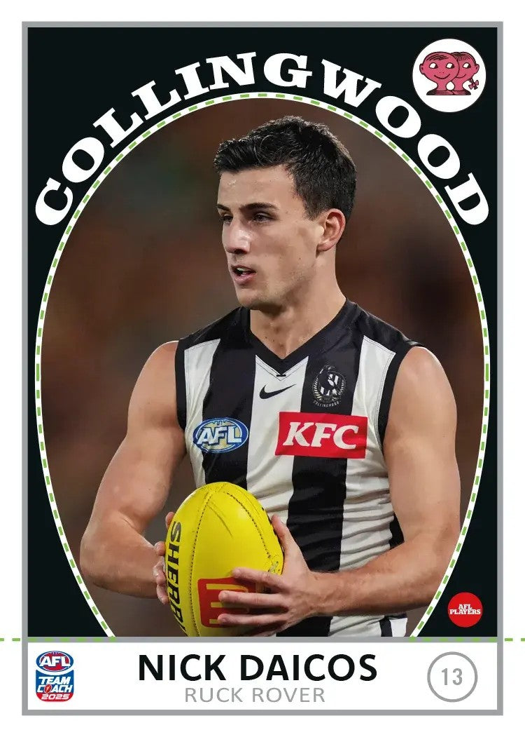 2025 Teamcoach AFL Scanlens Die-Cut - Cards 1 to 72 - Pick Your Card