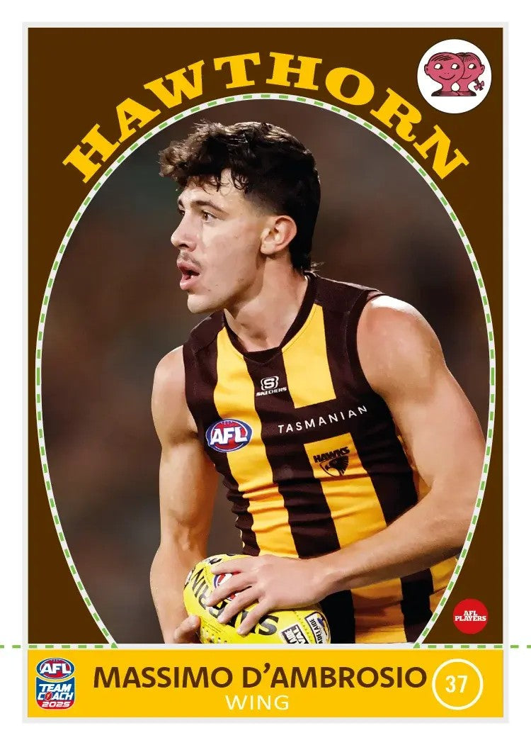 2025 Teamcoach AFL Scanlens Die-Cut - Cards 1 to 72 - Pick Your Card