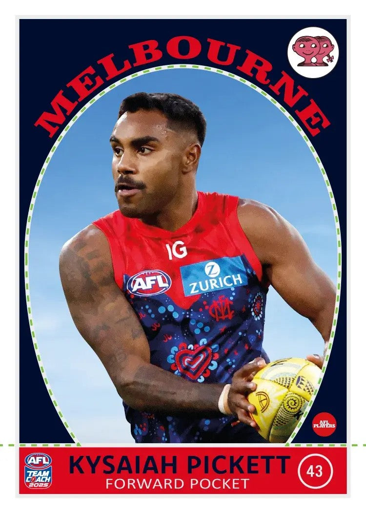 2025 Teamcoach AFL Scanlens Die-Cut - Cards 1 to 72 - Pick Your Card