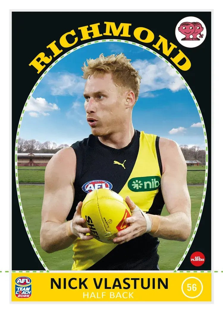 2025 Teamcoach AFL Scanlens Die-Cut - Cards 1 to 72 - Pick Your Card