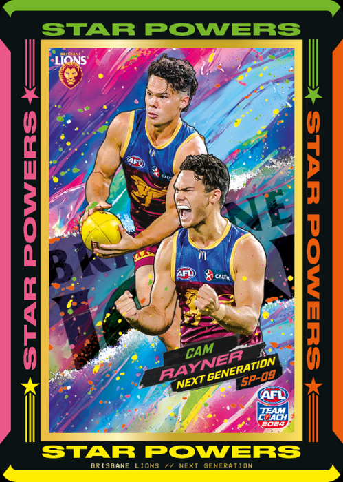 Cam Rayner, SP-09, NEON Star Powers, 2024 Teamcoach AFL