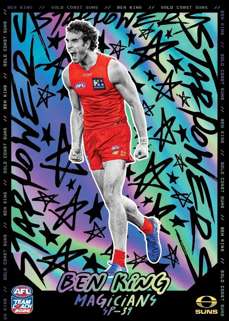Ben King, SP-39, Iridescent Star Powers, 2026 Teamcoach AFL