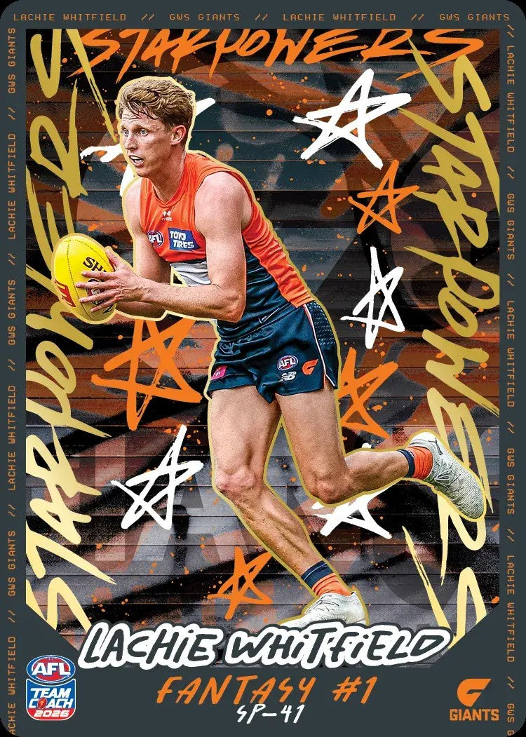 Lachie Whitfield, SP-41, TEAM Star Powers, 2026 Teamcoach AFL