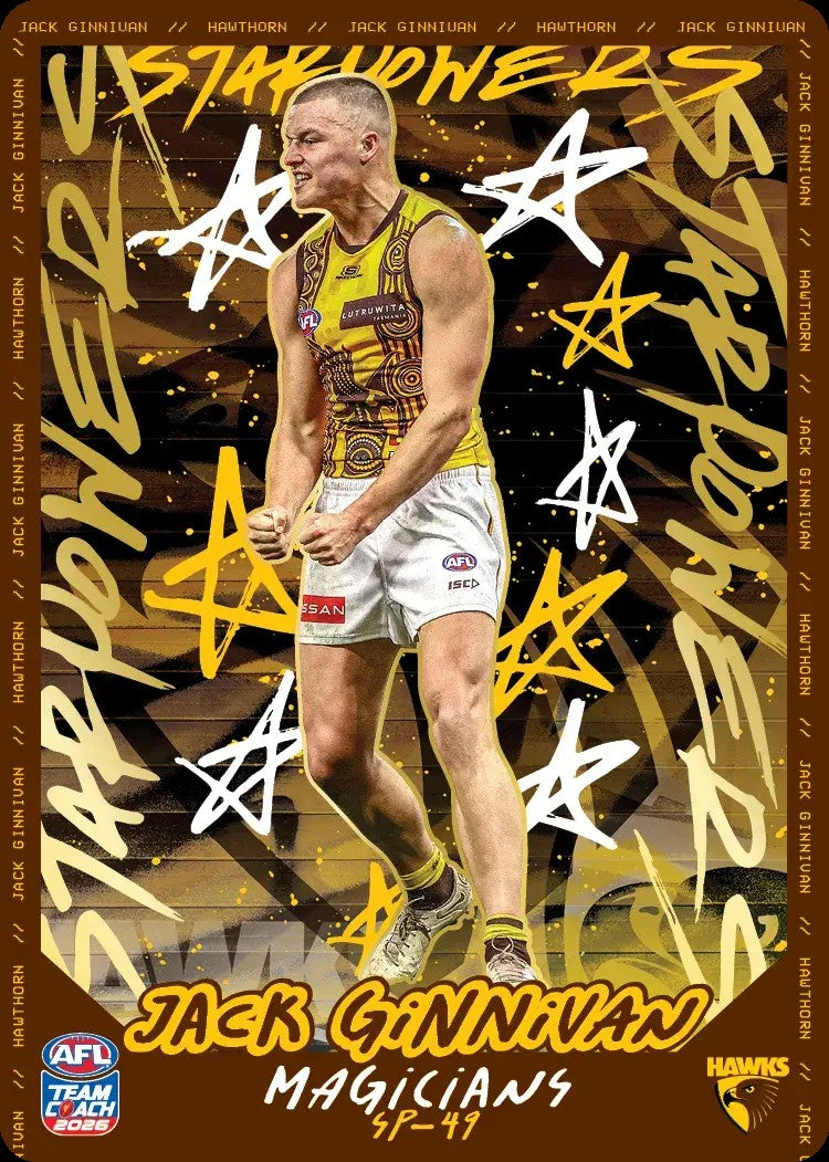 Jack Ginnivan, SP-49, TEAM Star Powers, 2026 Teamcoach AFL