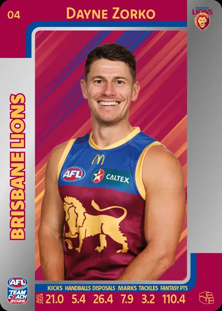 2025 Teamcoach AFL Silver Parallel Cards - Cards 1 to 100 - Pick Your Card