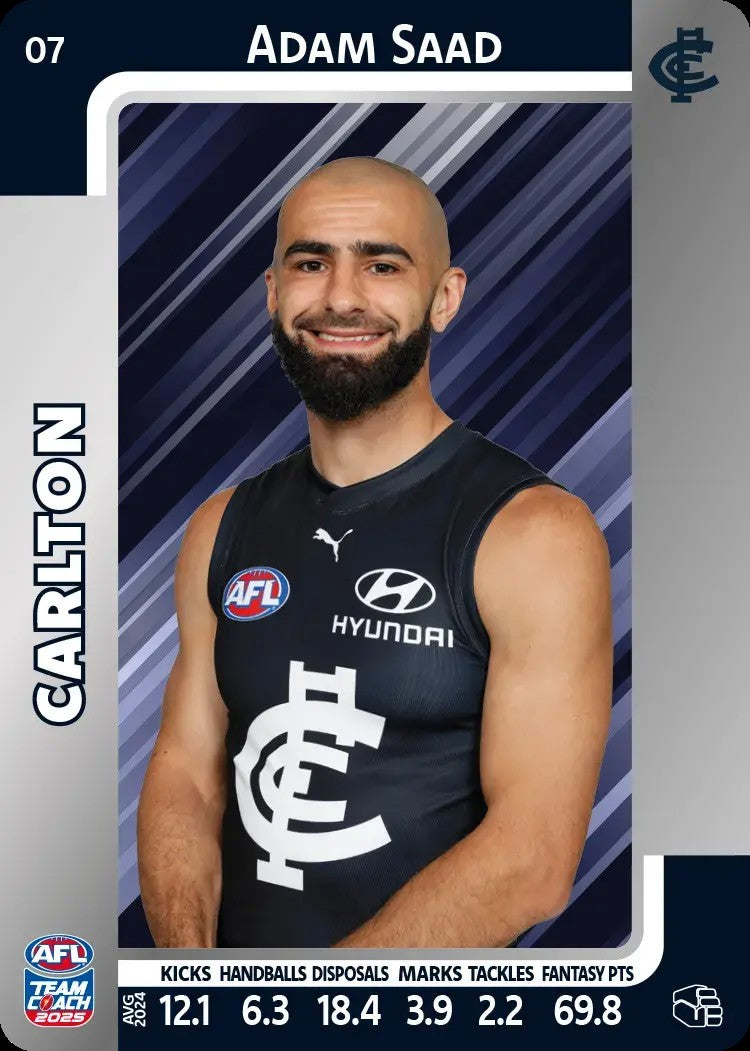 2025 Teamcoach AFL Silver Parallel Cards - Cards 1 to 100 - Pick Your Card