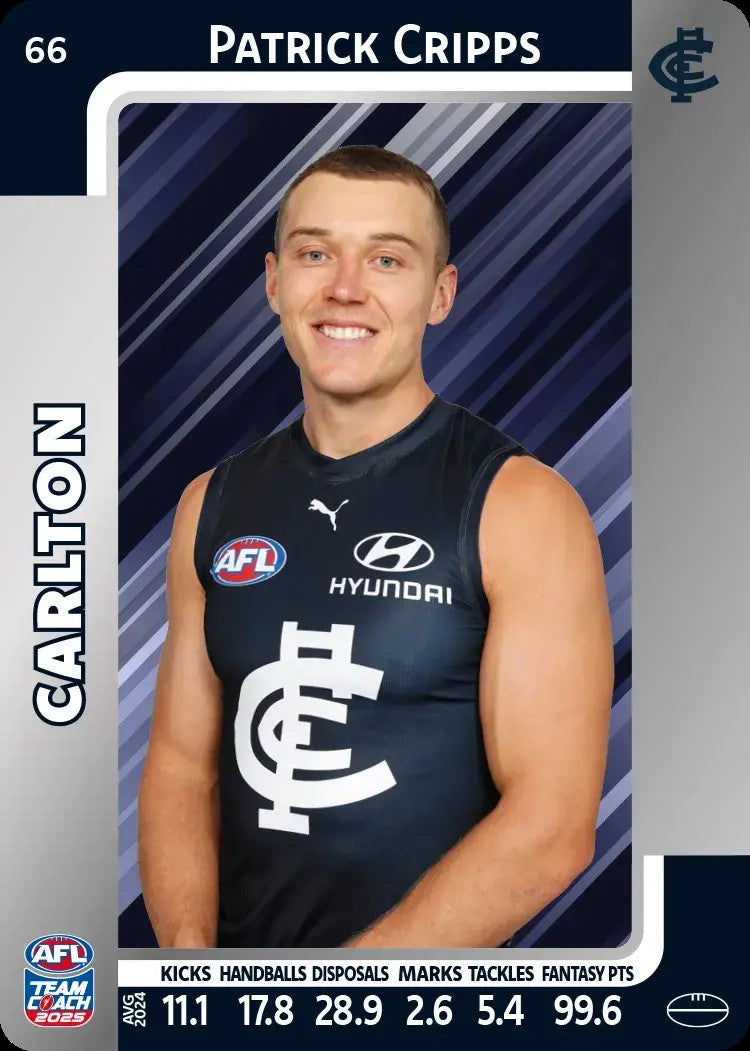 2025 Teamcoach AFL Silver Parallel Cards - Cards 1 to 100 - Pick Your Card