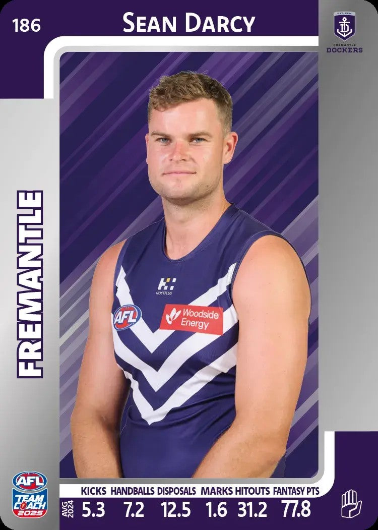 2025 Teamcoach AFL Silver Parallel Cards - Cards 101 to 198 - Pick Your Card