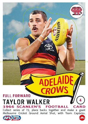 2024 Teamcoach AFL Scanlens Die-Cut - Cards 1 to 72 - Pick Your Card